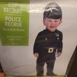 Police Officer costume  infant 18-24months