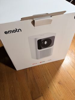 Emotn N1 Smart Projector 1080P FHD Netflix WiFi Bluetooth w/ Remote Box