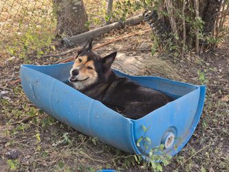 Plastic water troughs