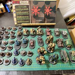 WizKids Lot 47~ Mechwarrior Dark Age Figurines Miniatures Mechs Infantry Tanks Table Top Game