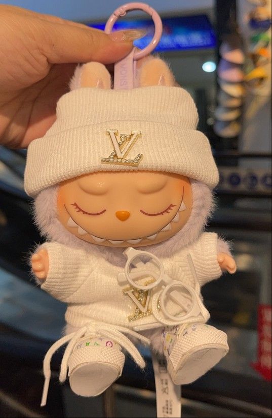 Pop Mart Labub Plush Toy Keychain