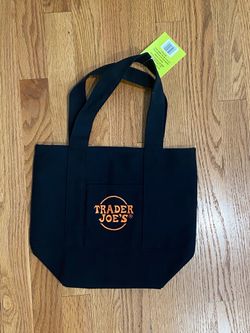 Black mini tote bag