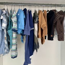 53-Piece 6-9 Months Baby Boy Clothing Lot