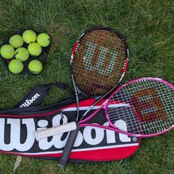 Wilson Tennis Racket His & Hers Set