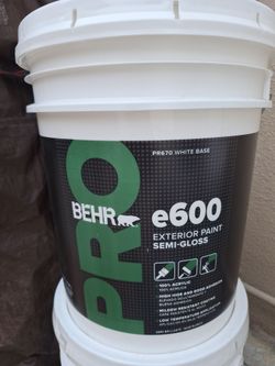Behr PRO e600 Exterior Paint Semi-Gloss 5-Gallon
