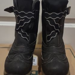 Kids LL Bean Insulated Snow Boots, Size 4, Black