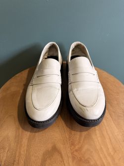 Quince Beige Slip On Loafers Size 9.5