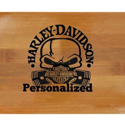Harley Davidson Skull Cutting Board 