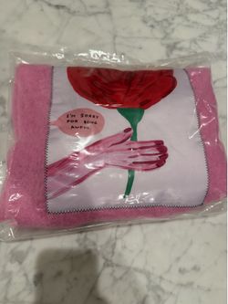 Marc Jacobs x David Singley Pink Wool Scarf -BRAND NEW