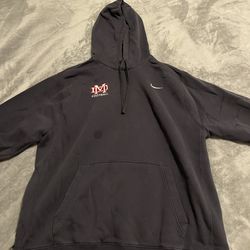 Grey Mater Dei football hoodie small stain that can be washed out #nikehoodie #materdei