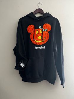 *NEW*Disneyland Resort Halloween Mickey Pumpkin Hoodie XL
