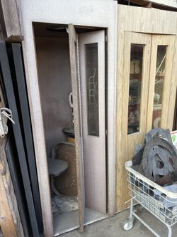 60s Wooden Phone Booth