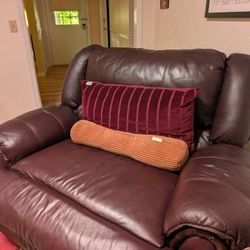 Leather, Oversized, Reclining Arm Chair