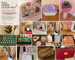FALL HOME CLEAN-OUT — DECOR, FURNITURE & MORE 🍂
