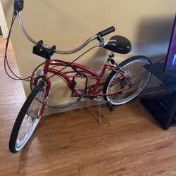 Red Bicycle Cruiser 