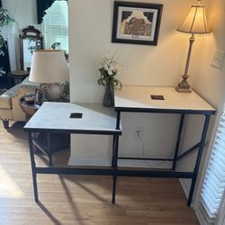 L-shaped desk
