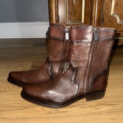 Franco Cuadra Deer Double Zipper Dress Boot For Men