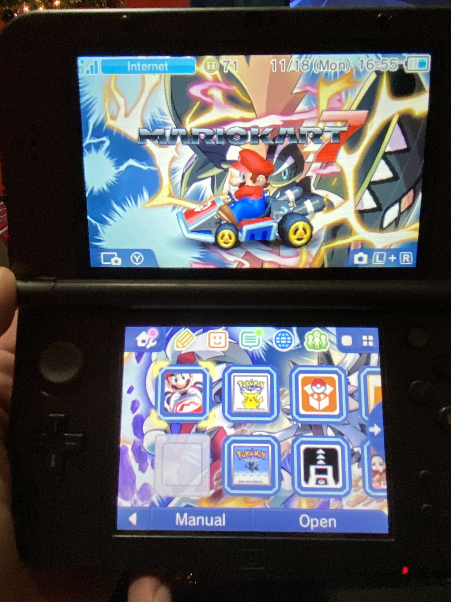 Nintendo 3ds XL with Pokémon games