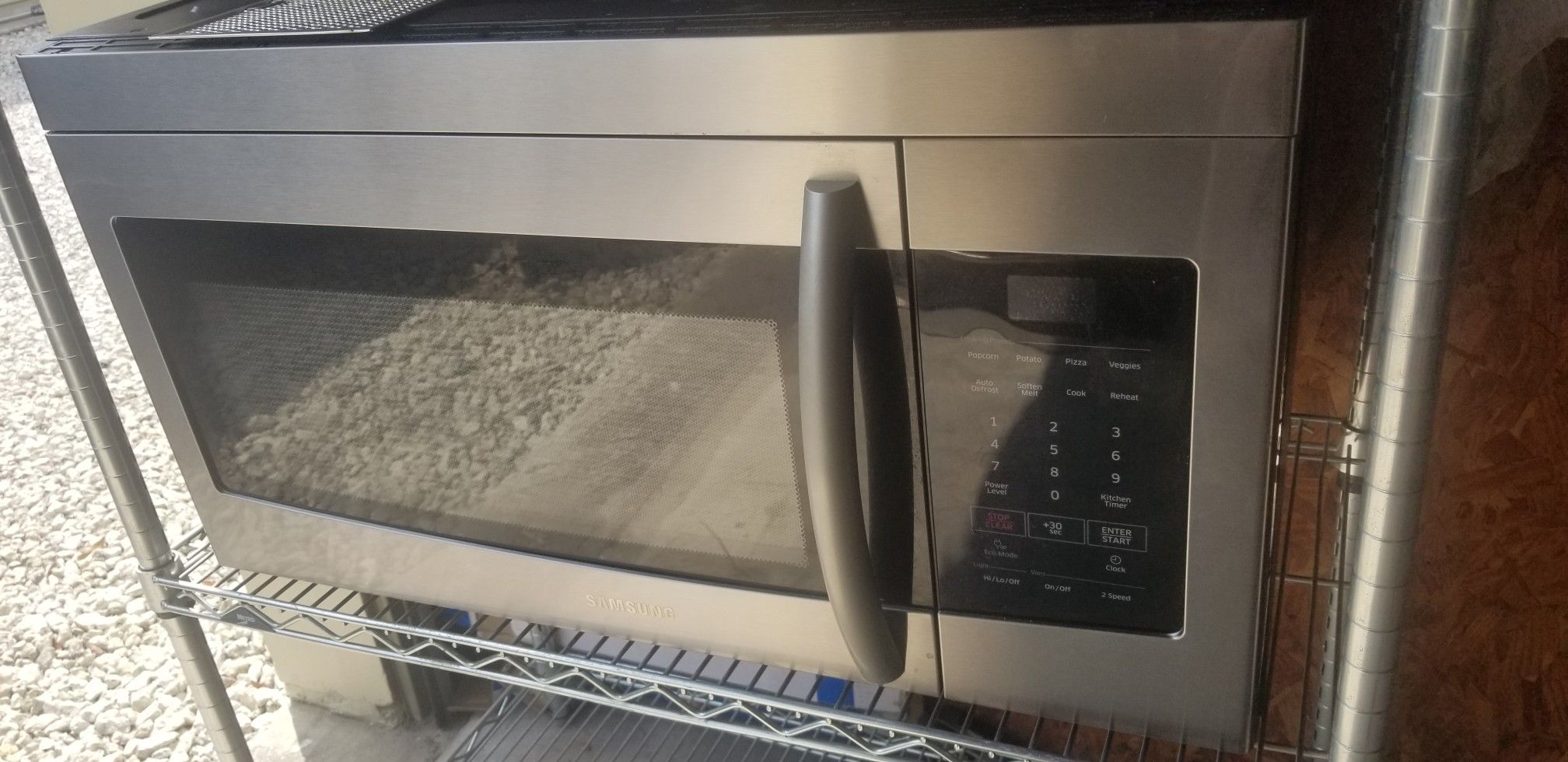 Samsung stainless steel microwave