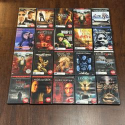 Collectors Edition.  20 Horror & Thriller & Suspense DVDs From The 1970s – 2010s