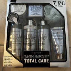 Vanilla Berry Bath & Body Total Care Set