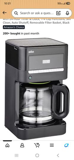 NEW Braun BrewSense KF7000 12-Cup Programmable Coffee Maker – Unopened