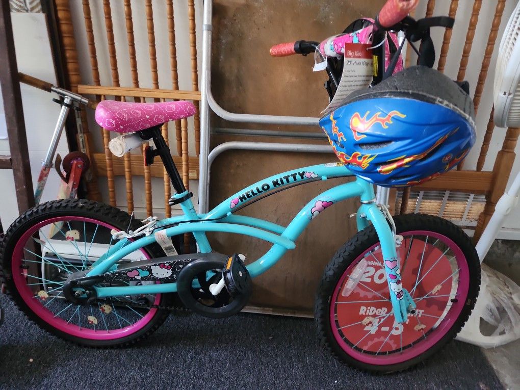 Bike Girls 20 Inch Hello Kitty Like New!