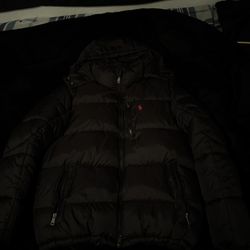 Black Polo Puffer Size M