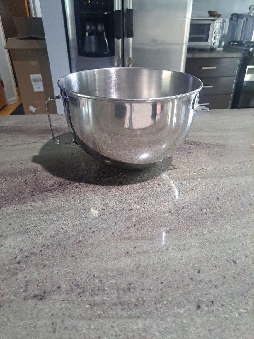 KitchenAid 6 Qt Bowl for Lift Stand Mixer Stainless Steel Mixing Bowl