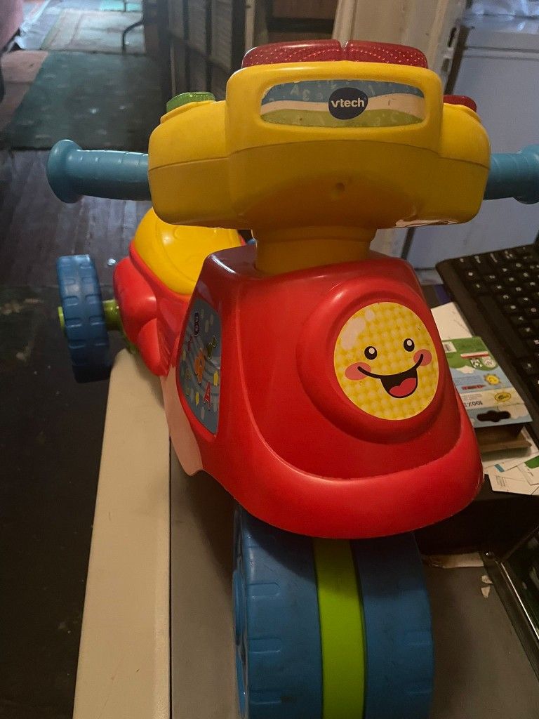 VTech Alphabet Ride-On Toy – Interactive Toddler Bike
