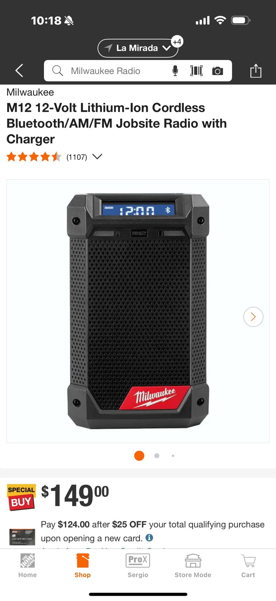 Milwaukee M12 Radio