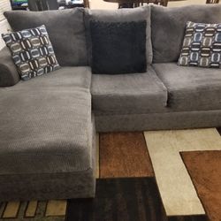 Beautiful Gray Sofa & Love Seat 