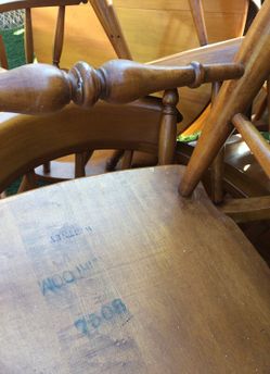 Wooden Table with 6 chairs