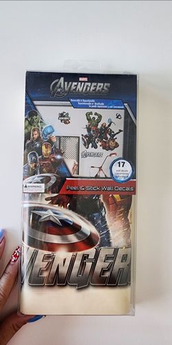 Marvel Avengers Peel & Stick Wall Decals  🦸‍♂️💥  Vinilos Decorativos de Pared Autoadhesivos