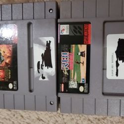 Vintage Super Nintendo Games 