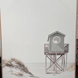 Large Framed Coastal Wall Art