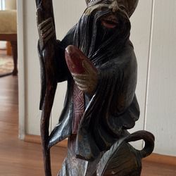 Antique Wiseman Statue 3feet Tall 