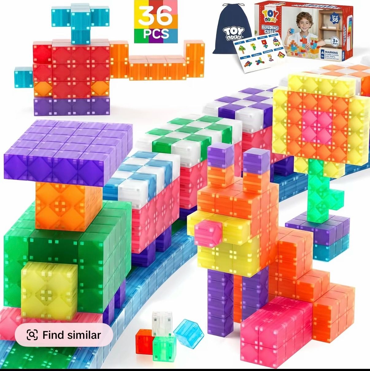 TOY Life 36PCS Magnetic Blocks