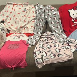 Hello Kitty T-shirts And Sweat Shirts And Pants And Leg Wormers