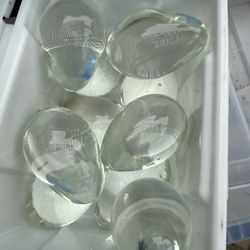 10 Heavy Translucent Crystal Eggs