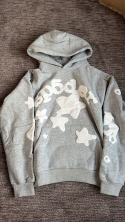 Gray spider hoodie