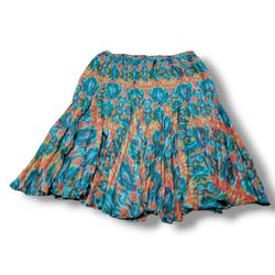 Tease Skirt Size 3X W40"in Waist Womens Plus Size Skirt Godet Skirt A-Line Skirt Measurements In Description 