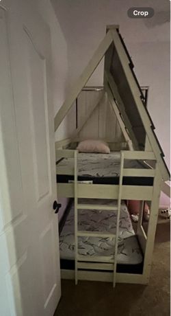 kids bunk bed house