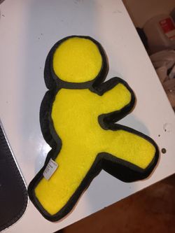 AOL running man plush