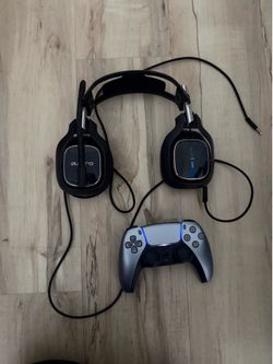 Ps5 Digital edition 800gb comes with a extra 2tb internal storage drive and astro a40 tr wired headset and metallic silver ps5 controller