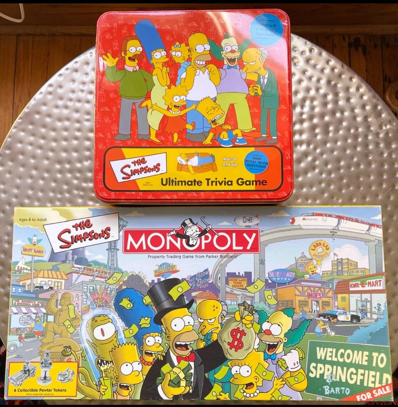 TWO collectible Simpsons Games