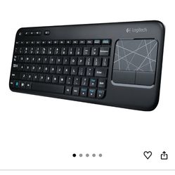 Like New Logitech Wireless Touch Keyboard K400 with Built-in Multi-Touch Touchpad