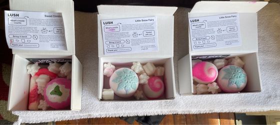 LUSH Bath Bombs and Bubble Bar Sets