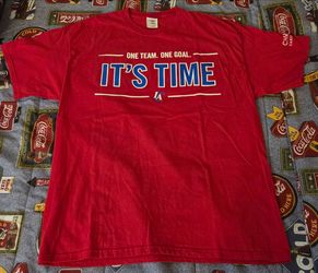 LA Clippers 'It's Time' Red Graphic T-Shirt