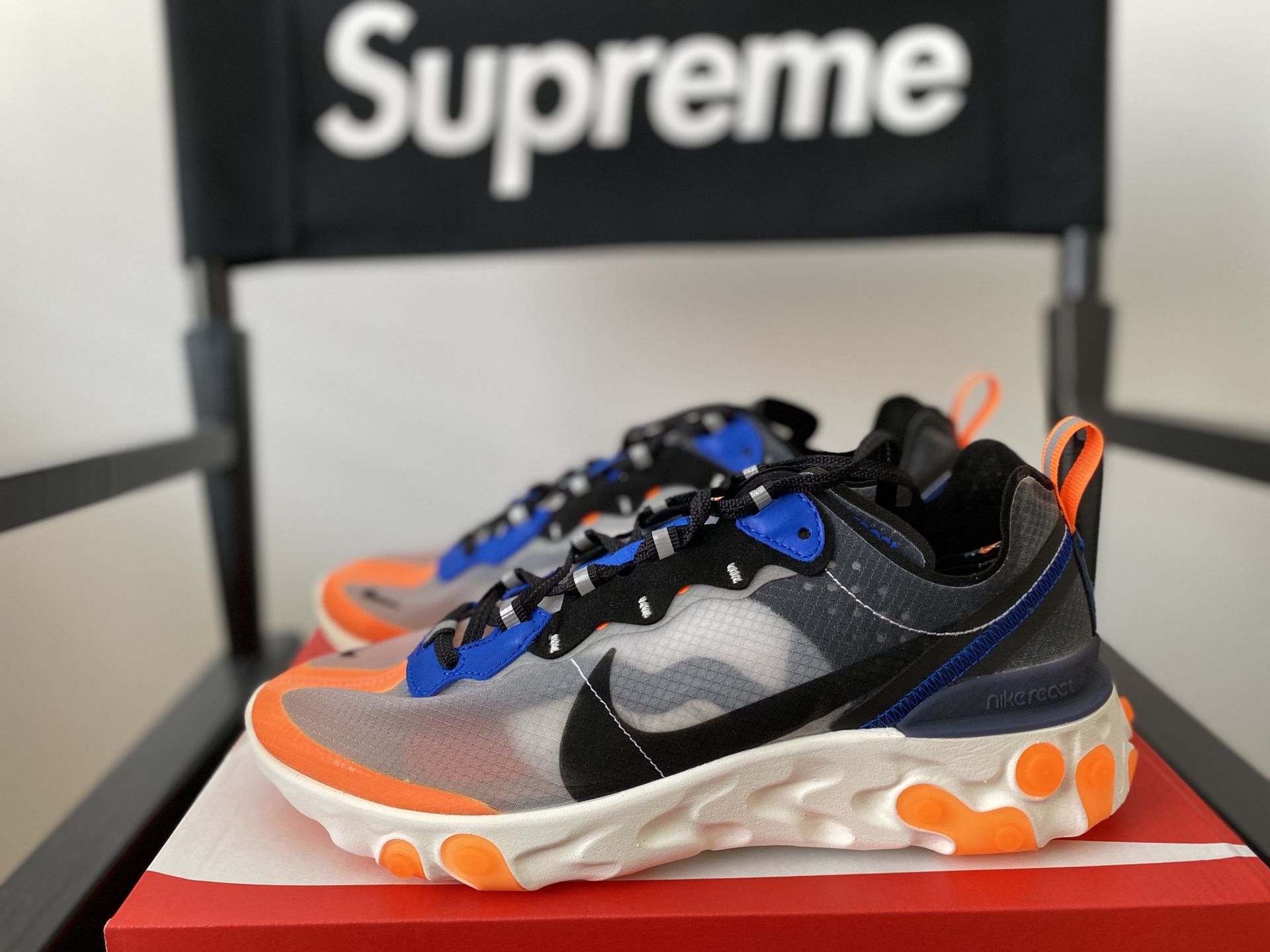 Total Orange Nike React Thunder Blue Nike React Element 87 Total